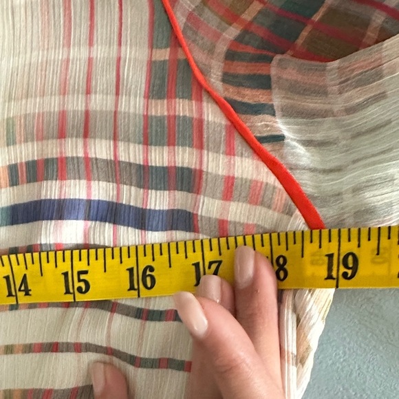 Anthropologie Adelyn Rae Multicolor Grid Graphic Romper NWT Women’s M Dressy - Picture 7 of 9